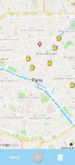 Landing page of project