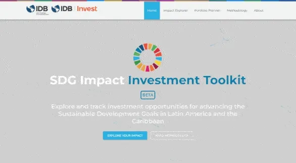 Landing page of project