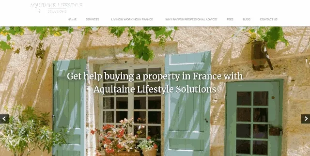 Landing page of project