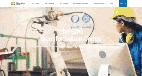 Landing page of project